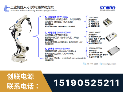 湛江-工业机器人-开关电源解决方案